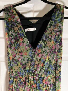 Omai Now or Never Floral dress, lined - Size L - made/purchased in Italy